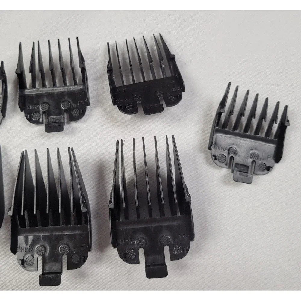 Wahl Replacement Hair Clipper Guards Lot of 9 #1, 1.5, 2, 3, 4, 5, 6, 8, R. Ear